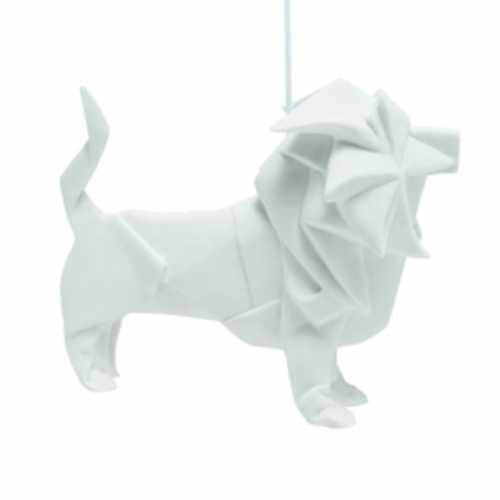 Origami leone - porcellana