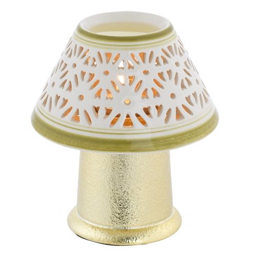 DIFFUSORE LAMPADA CON TEALIGHT - VERDE
