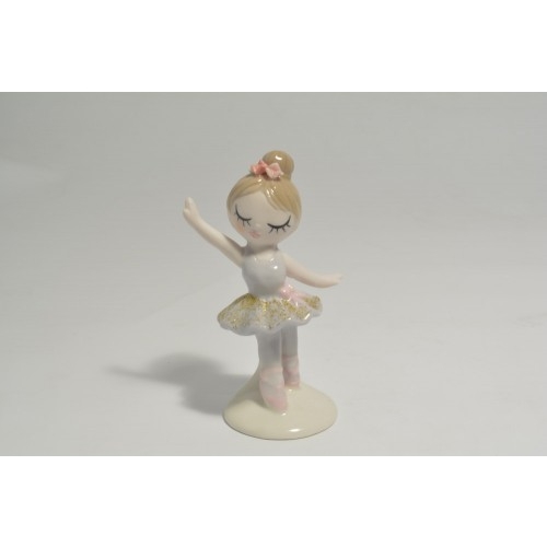 Ballerina in ceramica con supporto Farfalle - Collezione 2020
