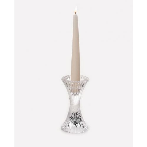Candeliere Crystal in cristallo con tema marino e candela bomboniera nozze - Memory 2016