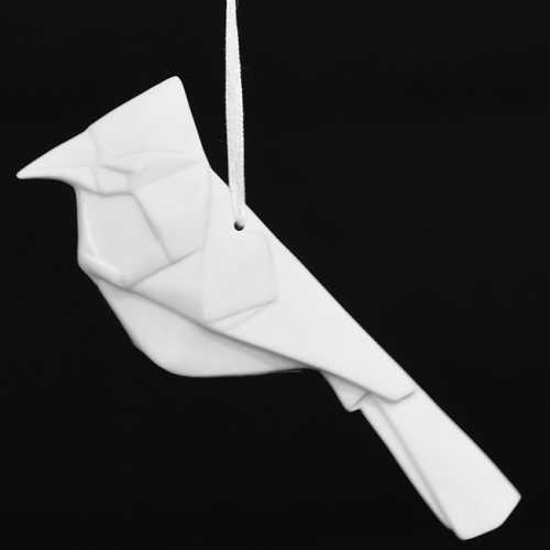 Origami picchio - porcellana