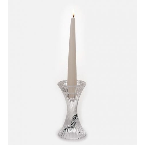 Candeliere Crystal in cristallo con calla e candela bomboniera nozze - Memory 2016