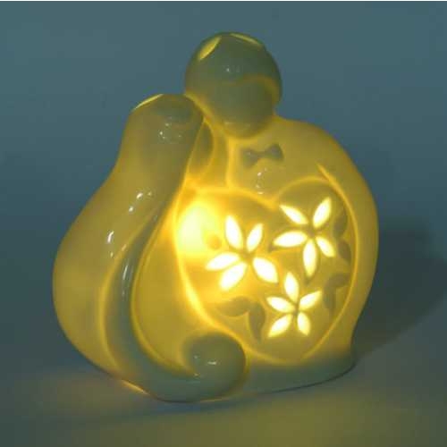 Cuore sposi con LED - Collezione WALD
