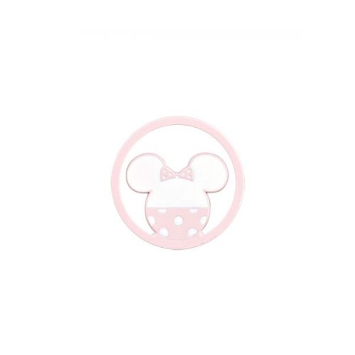 Bomboniera Disney in resina Minnie rosa tondino