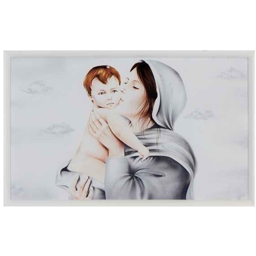 Capezzale - Aerografo Madonna con Bambino