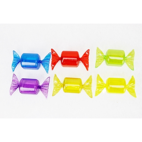 Box portaconfetti a forma di caramelle - sei colori
