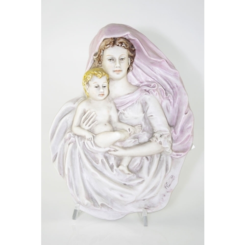 Madonna con bambino - porcellana di capodimonte