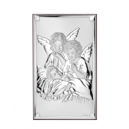 Angeli protettori retro legno – 10×15 cm