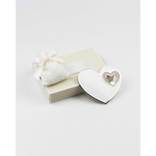 Apribottiglie Bianco e Beige - Cuore