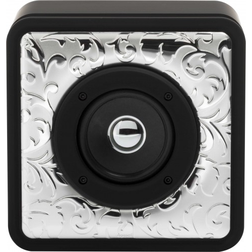 ARGENESI®SOUND TOUCH CUBE - ARABESQUE 16,5X8cm h.16,5cm - NERO/ARGENTO999