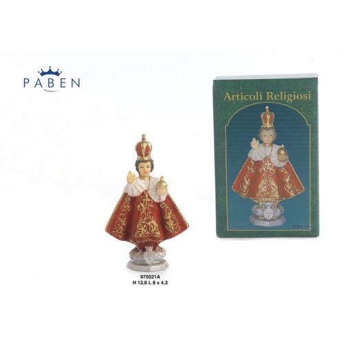 BAMBINO DI PRAGA 12.8 CM. RESINA