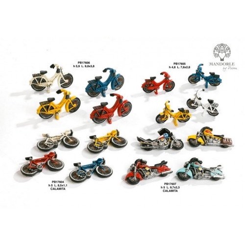 BICICLETTA DA CORSA 8.5 CM. RESINA-MAGNETE