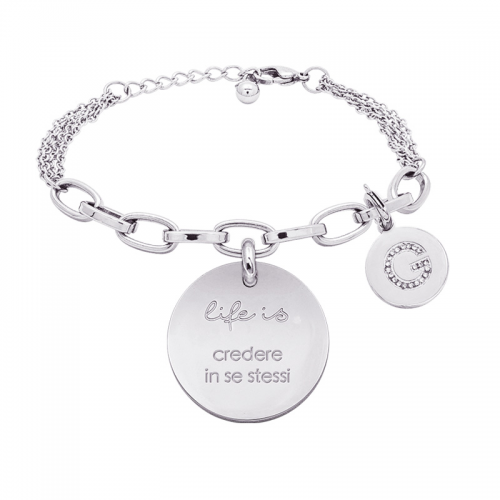 Bracciale Life Is Letters Credere In Se stessi