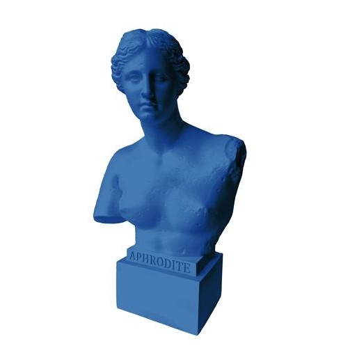 BUSTO AFRODITE 35 CM BLU