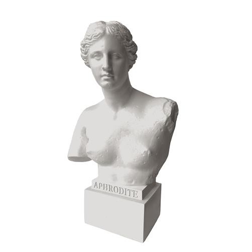 BUSTO AFRODITE CM 18 BIANCO