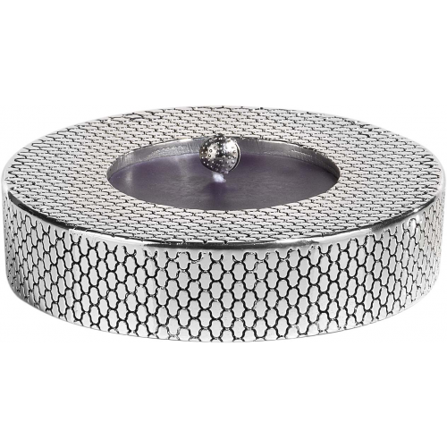 Candela in resina EDEN 12cm h.3cm ALVEARE -BLACK VELVET