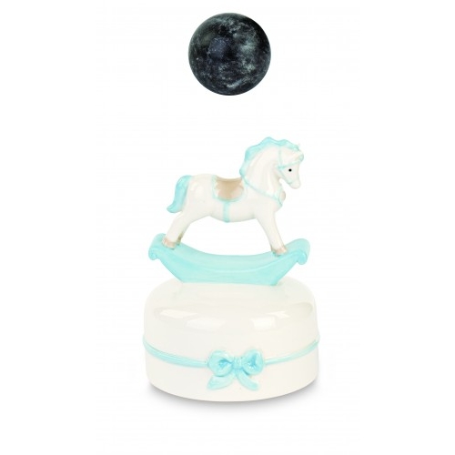 CAVALLINO AZZURRO CARILLON CON SCATOLA
