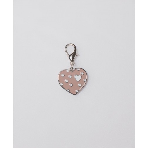 CIONDOLO CUORE BEIGE
