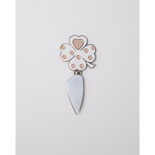 COLTELLO QUADRIFOGLIO BIANCO