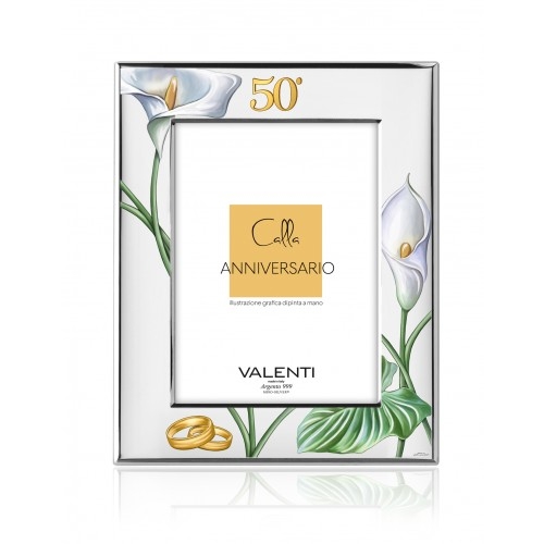 cornice portafoto CALLA 50° retro bianco – 9×13 cm