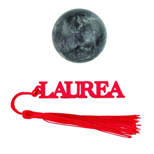 DECO LAUREA ROSSA CON NAPPA