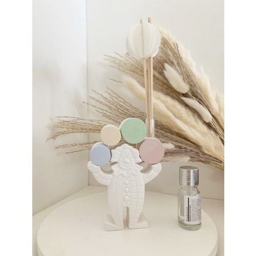DIFFUSORE GESSO CLOWN +KIT ESSENZA 
