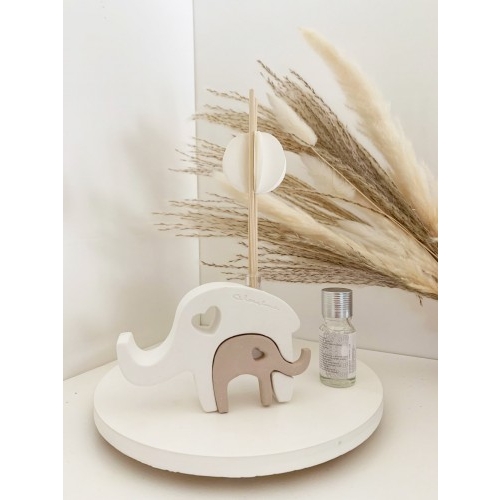 DIFFUSORE GESSO ELEFANTI+KIT ESSENZA +ORIGAMI