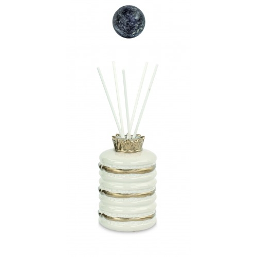 DIFFUSORE MACARONS BIANCO/ORO