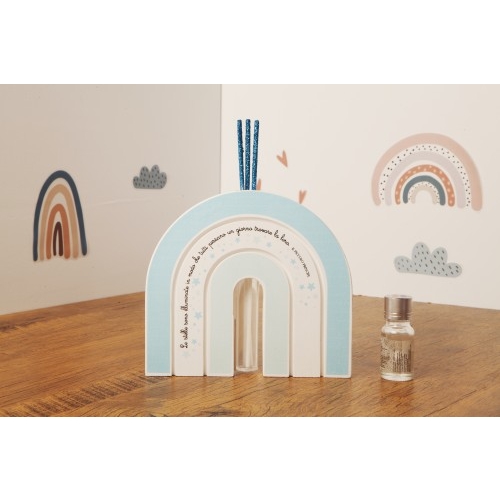 DIFFUSORE GRANDE ARCOBALENO AZZURRO