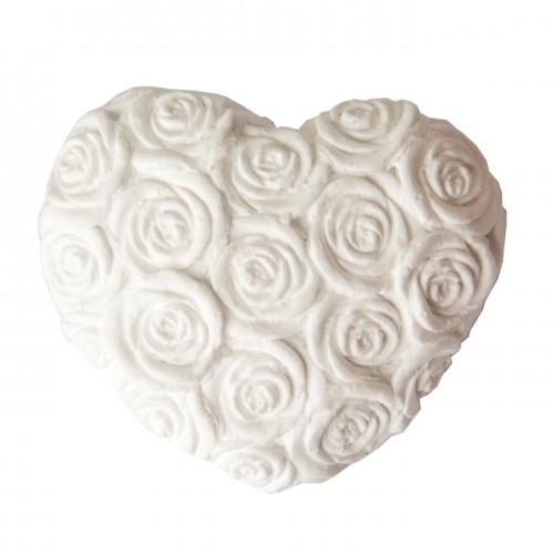 DECORAZIONE GESSO CUORE 1000 FIORI 