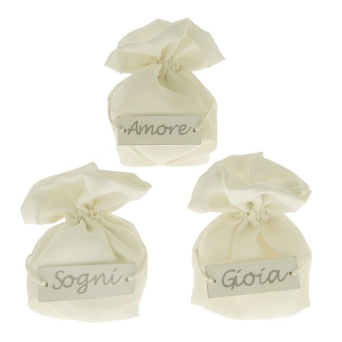 CONFETTI IRIS BAG QUADRO SCRITTA CM.10