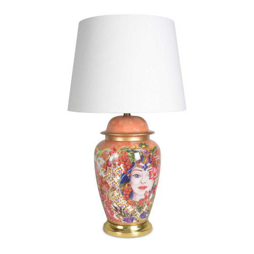 Lampada da tavolo in porcellana in stile contemporaneo Baroque&Rock-Milano