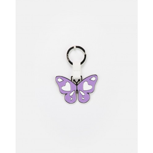 Portachiavi smaltato - Farfalla colorata