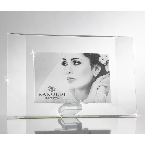 PORTAFOTO IN CRISTALLO ORIZZONTALE - RANOLDI