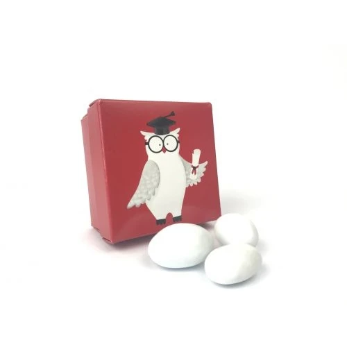 Scatolina con coperchio Gufo