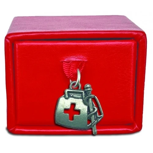 Scatolina porta confetti con ciondolo borsa dottore per laurea in MEDICINA