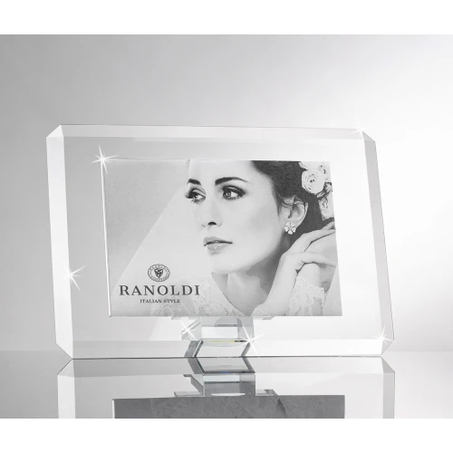 PORTAFOTO MODERNO IN CRISTALLO cm.15x10