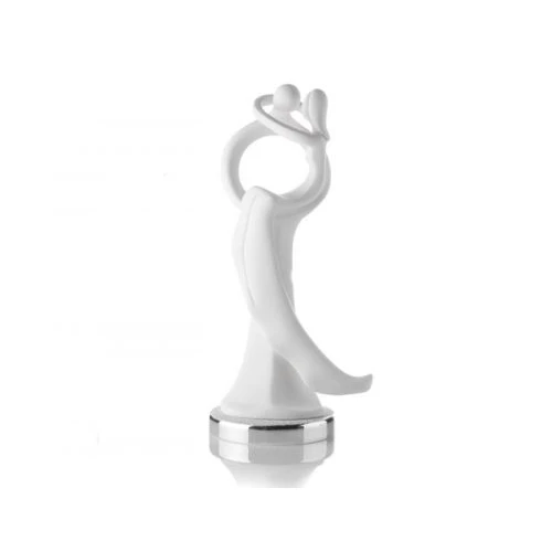 Statua coppia Innamorati bacio - Bongelli