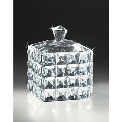 PORTAGIOIELLI QUADRADO IN CRISTALLO