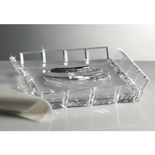 Vuotatasche e Portatovaglioli in Cristallo Ranoldi – Design Made in Italy