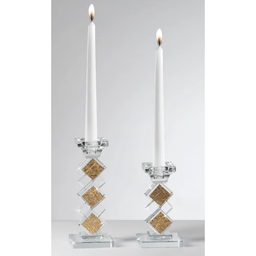 CANDELIERE MOSAICO ORO IN CRISTALLO CM.15 - RANOLDI 