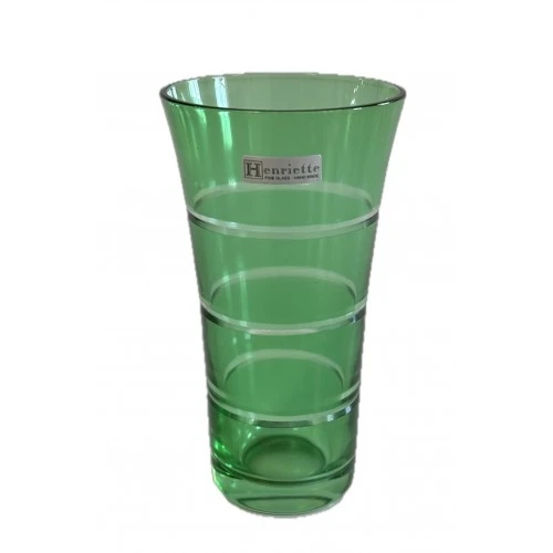 SET 6 BICCHIERI BIBITA IN VETRO COLORATO VERDE