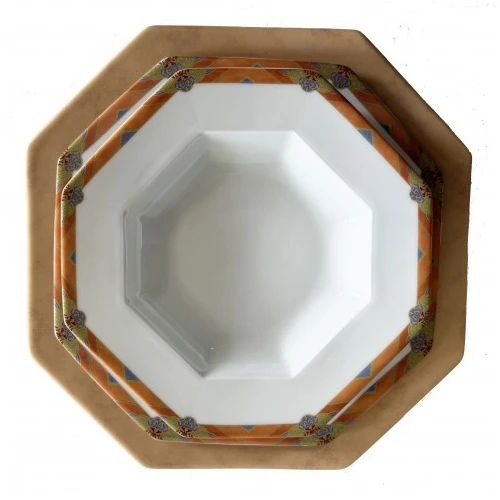 Moderno servizio di piatti in porcellana Limoges France - Medard de Noblat - Alexandra