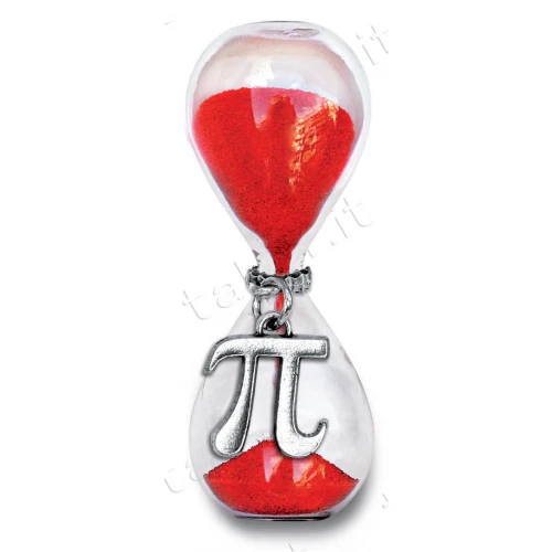 Clessidra laurea in Matematica ciondolo p greco 