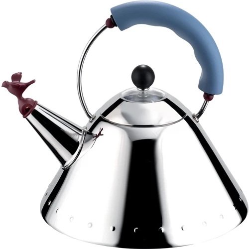 Bollitore uccellino fischietto acciaio inox Alessi