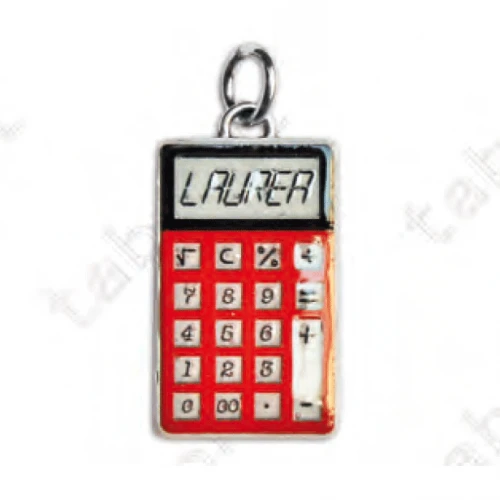 Ciondolo calcolatrice - Bomboniera laurea