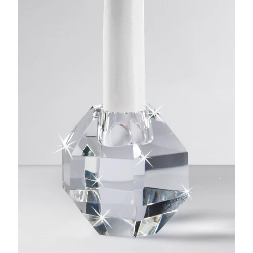 Portacandele in Cristallo Ranoldi Linea Essenziale: Bomboniera Matrimonio Made in Italy