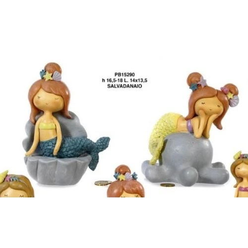 Salvadanaio Sirenetta - Mandorle