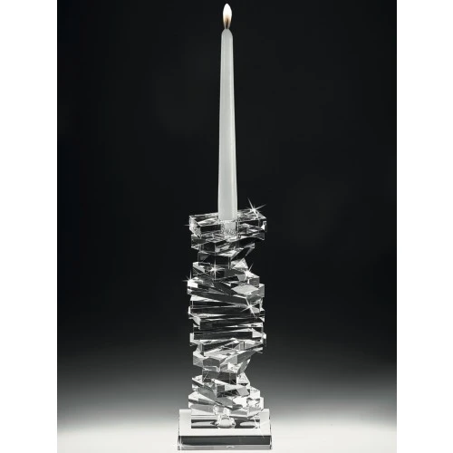 PORTACANDELA IN CRISTALLO - RANOLDI