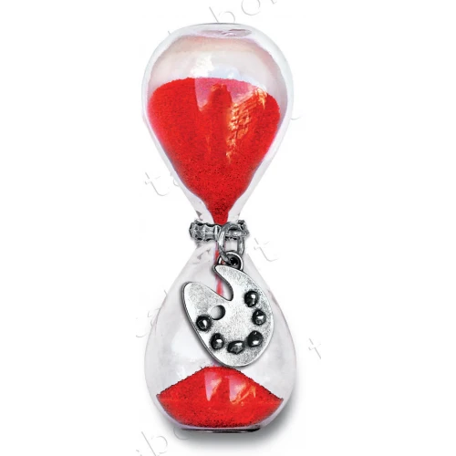 Clessidra laurea in Accademia di belle arti ciondolo tavolozza 